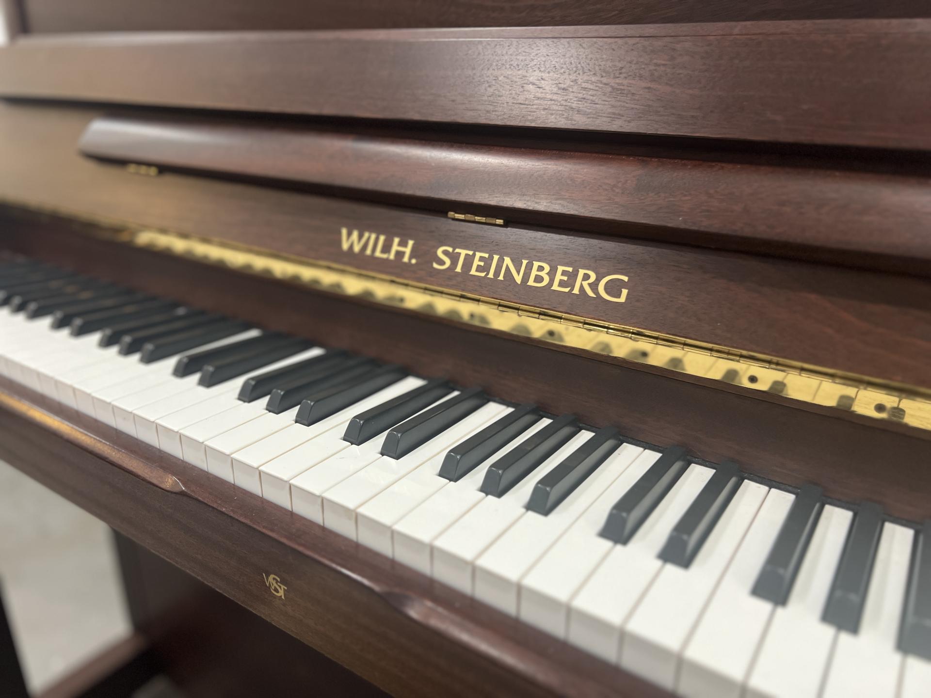 Wilhelm Steinberg Upright Piano in Mahogany – Gallery image – Roberts Pianos Houston