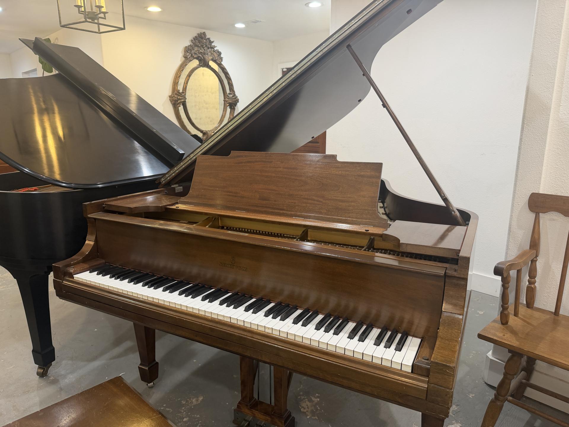 Steinway in Mahogany – Featured image – Roberts Pianos Houston