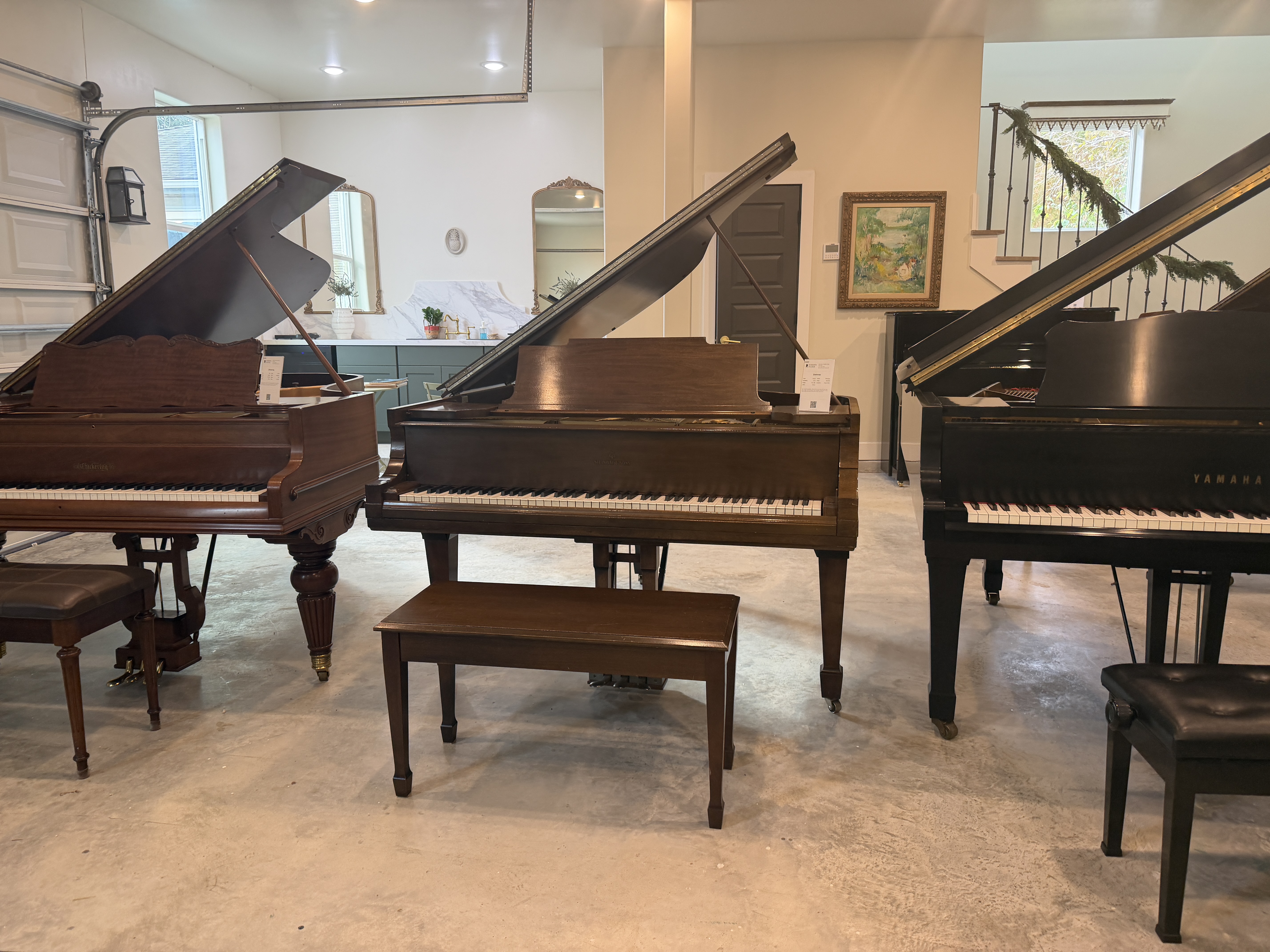 Steinway M Grand Piano in Mahogany – Featured image – Roberts Pianos Houston